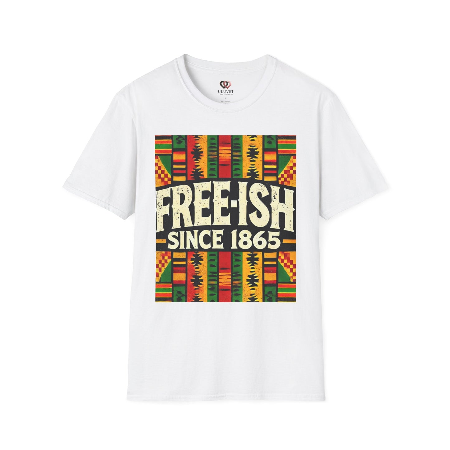 Free-ish Since 1865 Unisex Softstyle T-Shirt, Casual Wear, Black History Month, Gift for Activists, Comfortable Tee