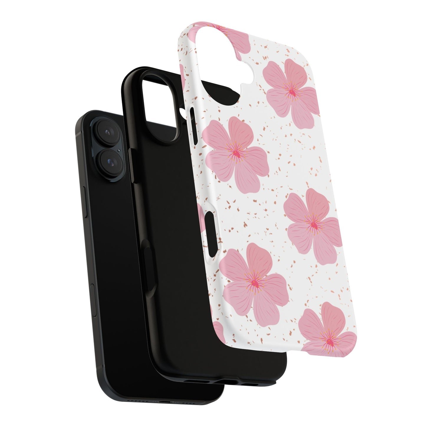 Floral Tough Cases for Women, Girly Phone Covers, Spring/Summer Designs, Protective Phone Cases, Feminine Tech Accessories