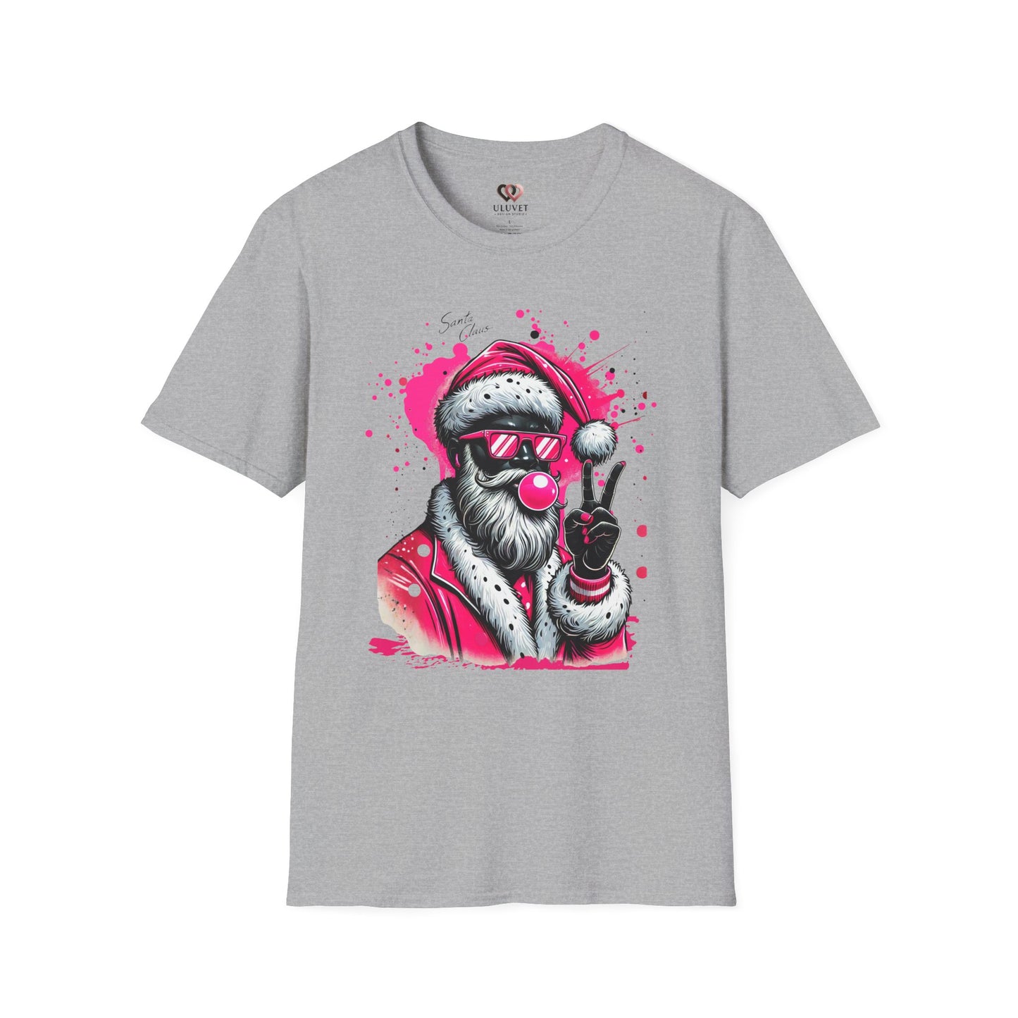 Cool Santa Claus T-Shirt, Fun Christmas Shirt, Holiday Gift, Unisex Tee, Rebellious Santa, Casual Wear
