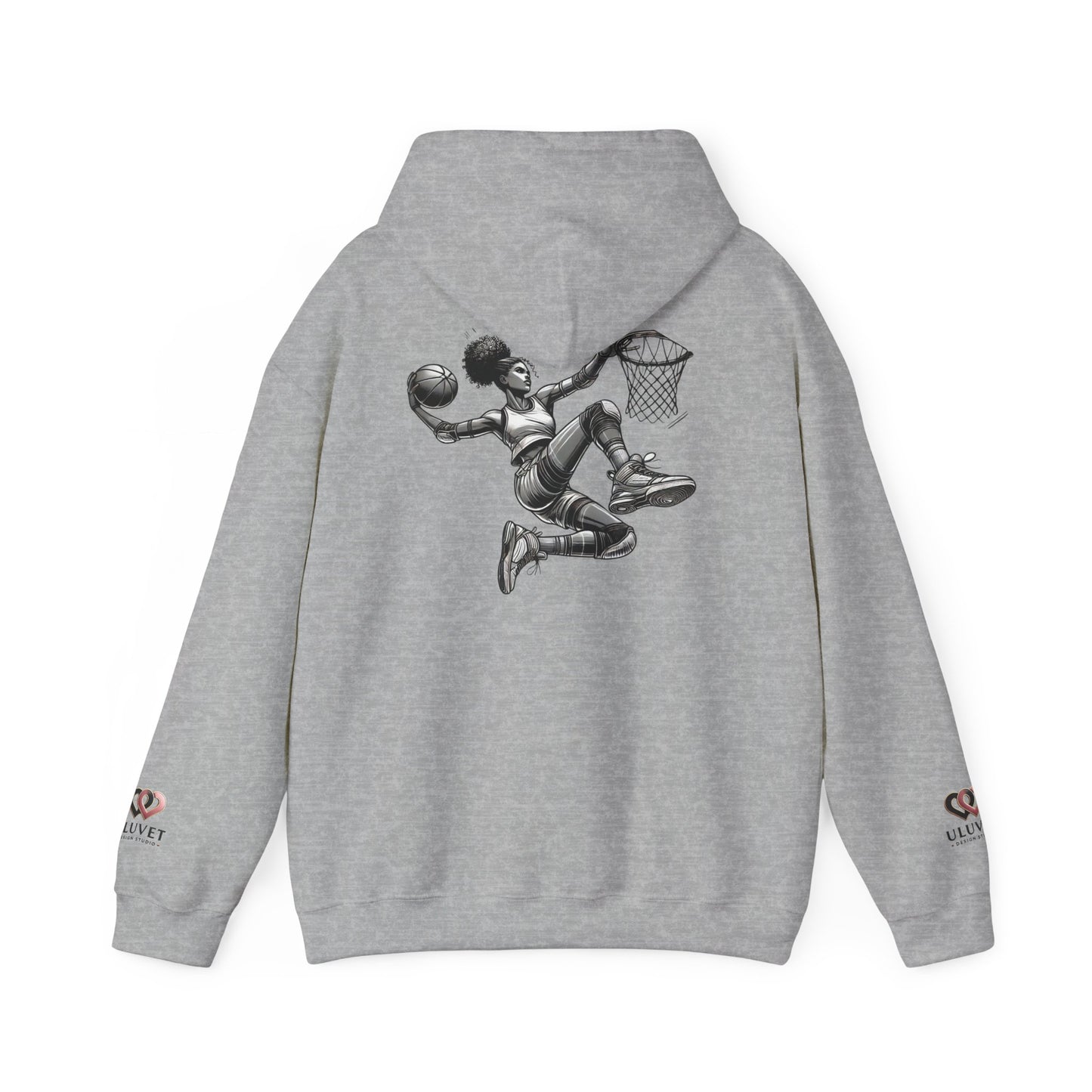 Stylish Unisex Heavy Blend™ Hoodie with Basketball Design, Cozy Sweatshirt for Athletes, Perfect Gift for Sports Lovers, Casual Wear, [...]