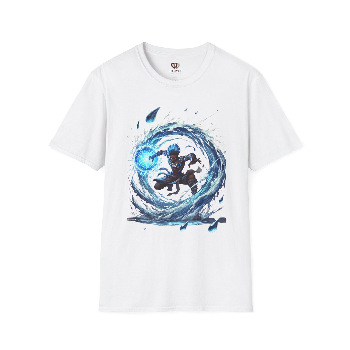 Water Anime Unisex Softstyle T-Shirt