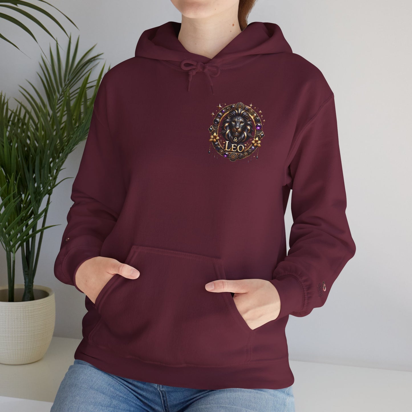 Leo Zodiac Hooded Sweatshirt, Astrology Gift, Horoscope Apparel, Leo Birthday Present, Cozy Unisex Hoodie, Astrology Fashion