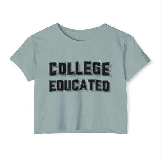 Boho Vibes Women's Festival Crop Top, College Music Festival Clothing, Hippie Chic Summer Top, Bohemian Style Shirt, Coachella Crop Tee