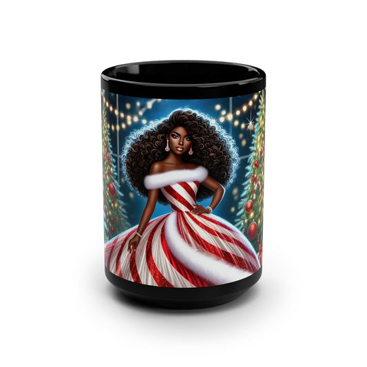 Festive Black Mug