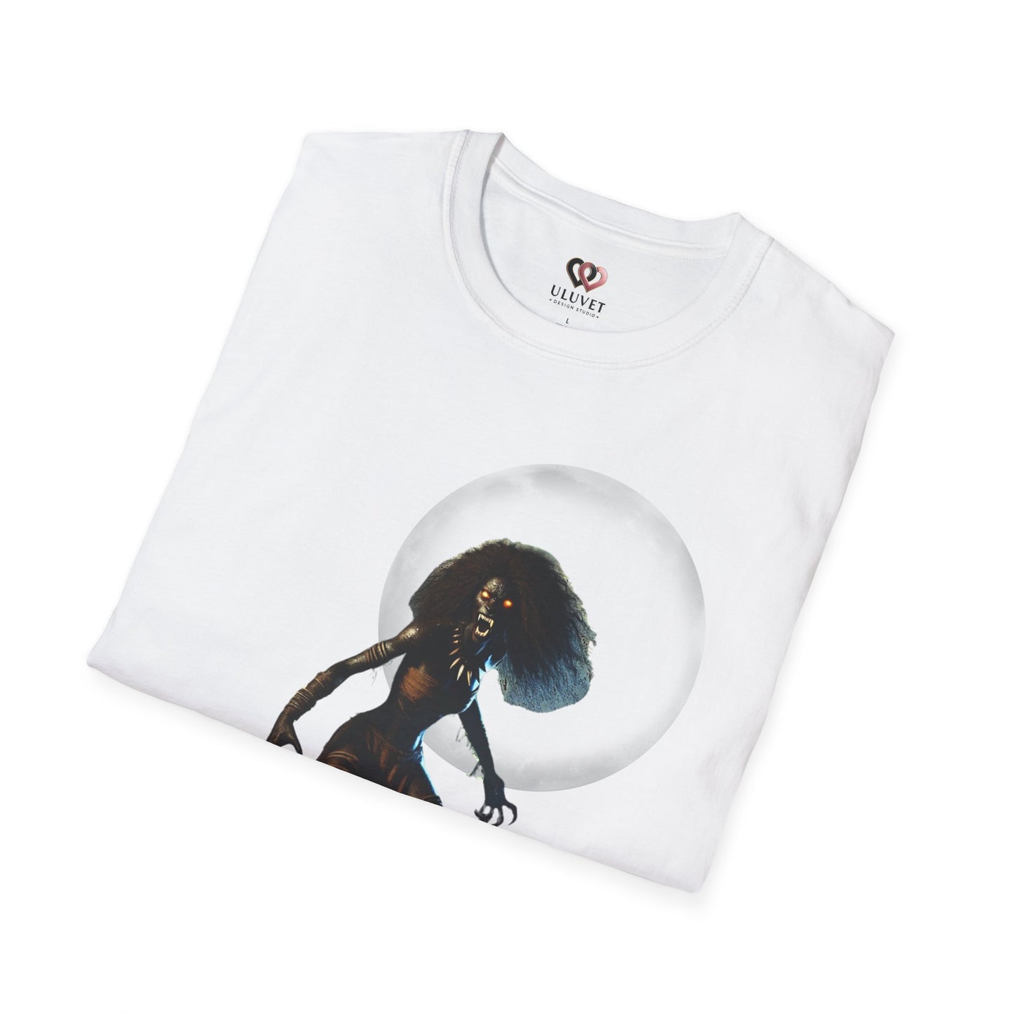 Werewolf Graphic T-Shirt | Unisex Softstyle Tee for Halloween, Fall Fashion, Spooky Season, Casual Wear, Gift for Monster Lovers