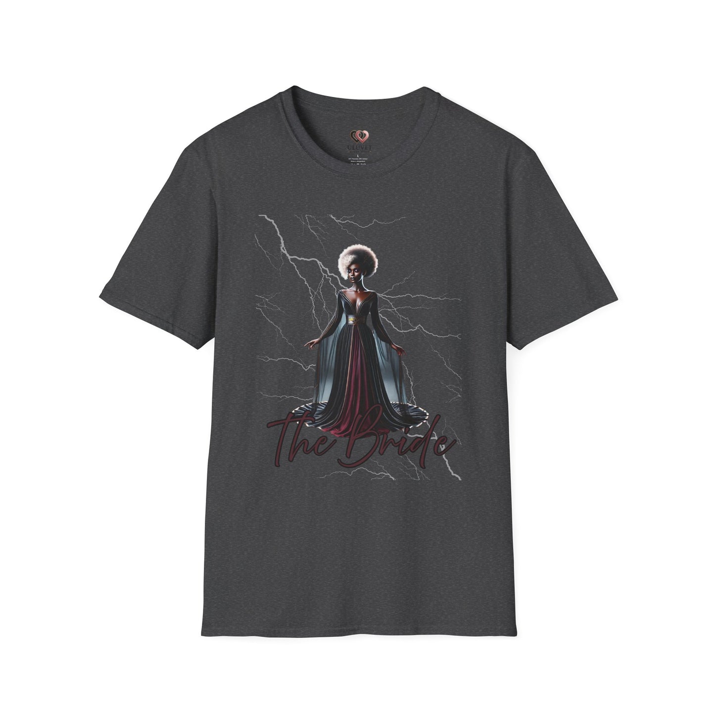 Mystical Vibe Unisex Softstyle T-Shirt with Electric Design