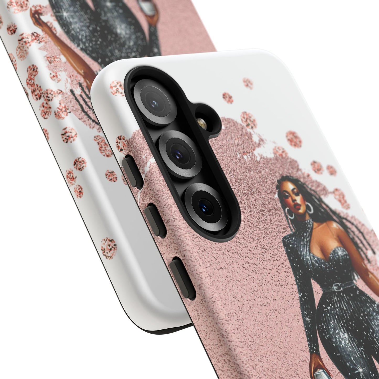 Glamorous Diva Cell Phone Case, Stylish Female Beauty Cover, Tough Cases for Women, Fabulous Girl Boss Accessories, Fashionable Lady Phone