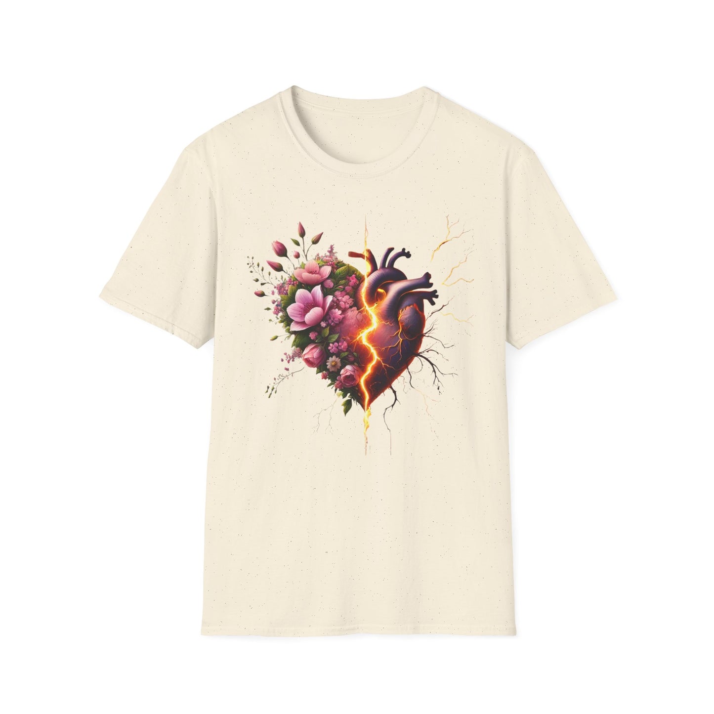 Heartbreak Floral T-Shirt - Perfect for Gifts, Casual Wear, Valentines, or Self-Care