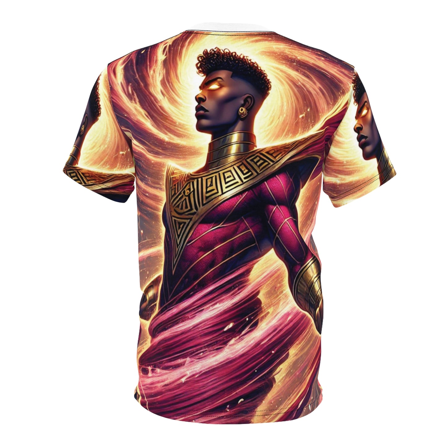 Afro-Fantasy Hero All-Over Print Tee
