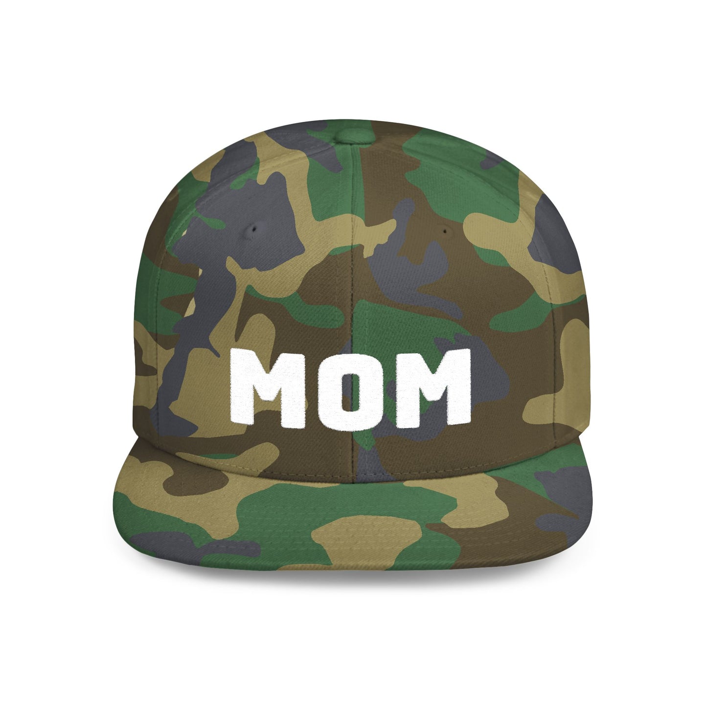 Modern MOM Flat Bill Snapback Hat, Trendy Mom Gift, Stylish Cap for Mothers, Unique Mother's Day Item, Everyday Wear, Fashion Accessory