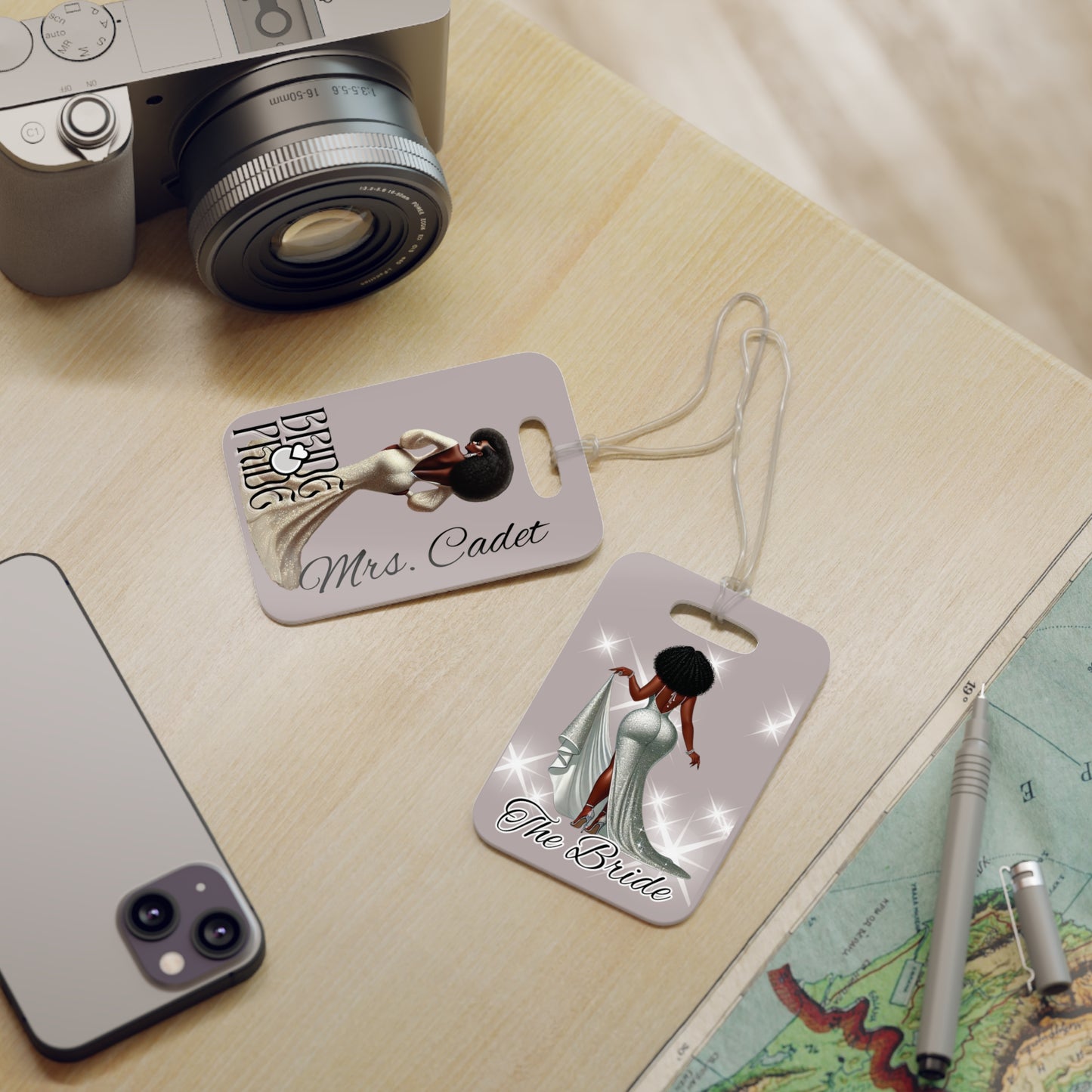 Bride Pride Illustration Luggage Tag