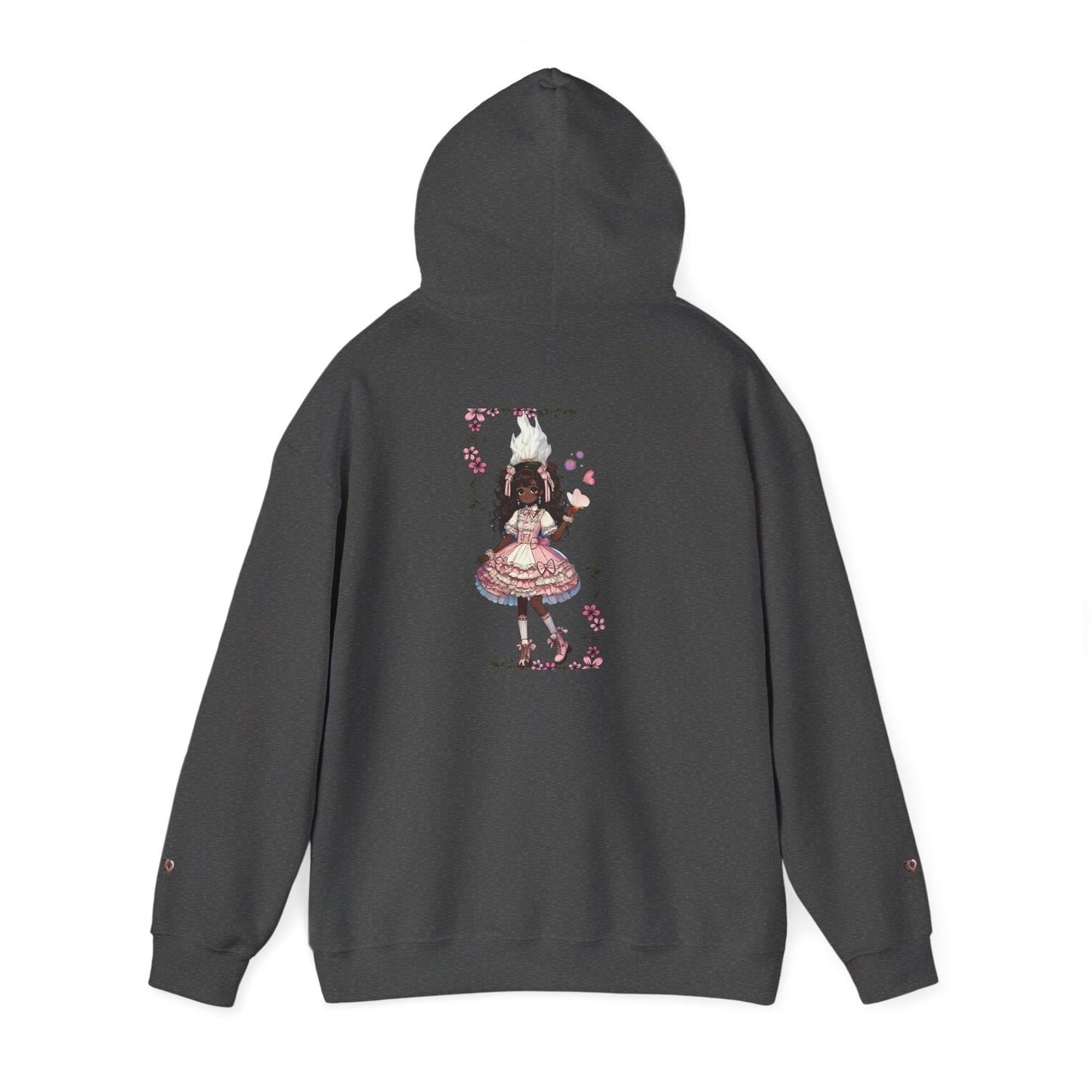 Hooded Sweatshirt - Girly Anime Fantasy Design