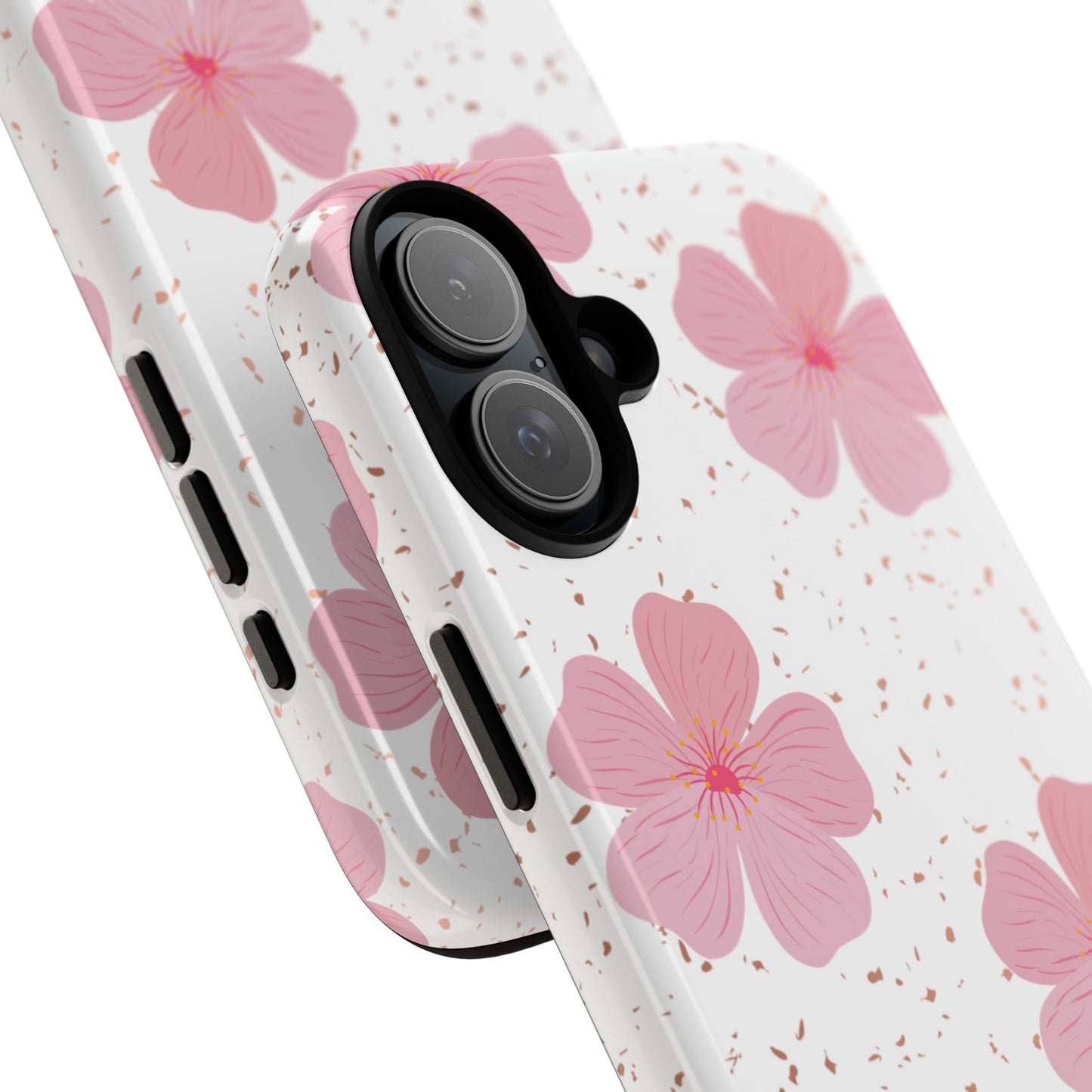 Floral Tough Cases for Women, Girly Phone Covers, Spring/Summer Designs, Protective Phone Cases, Feminine Tech Accessories