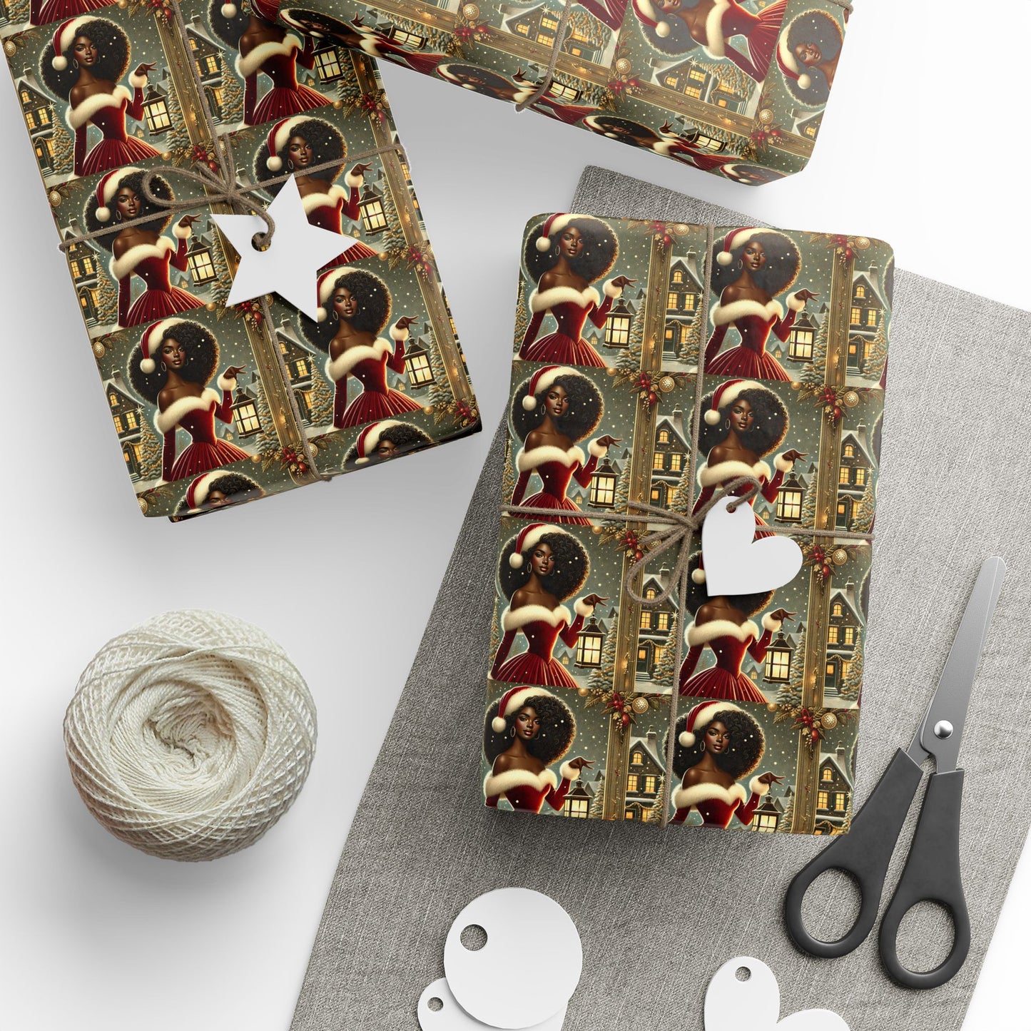 Elegant Holiday Wrapping Papers - Festive Gift Wrap with Seasonal Designs