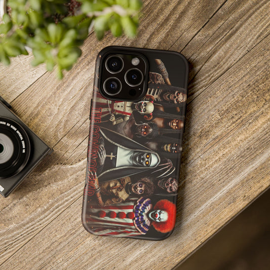 Horror Phone Case, Tough Cases for Spooky Season, Gift for Horror Fan, Halloween Decor, Unique Cell Phone Accessory