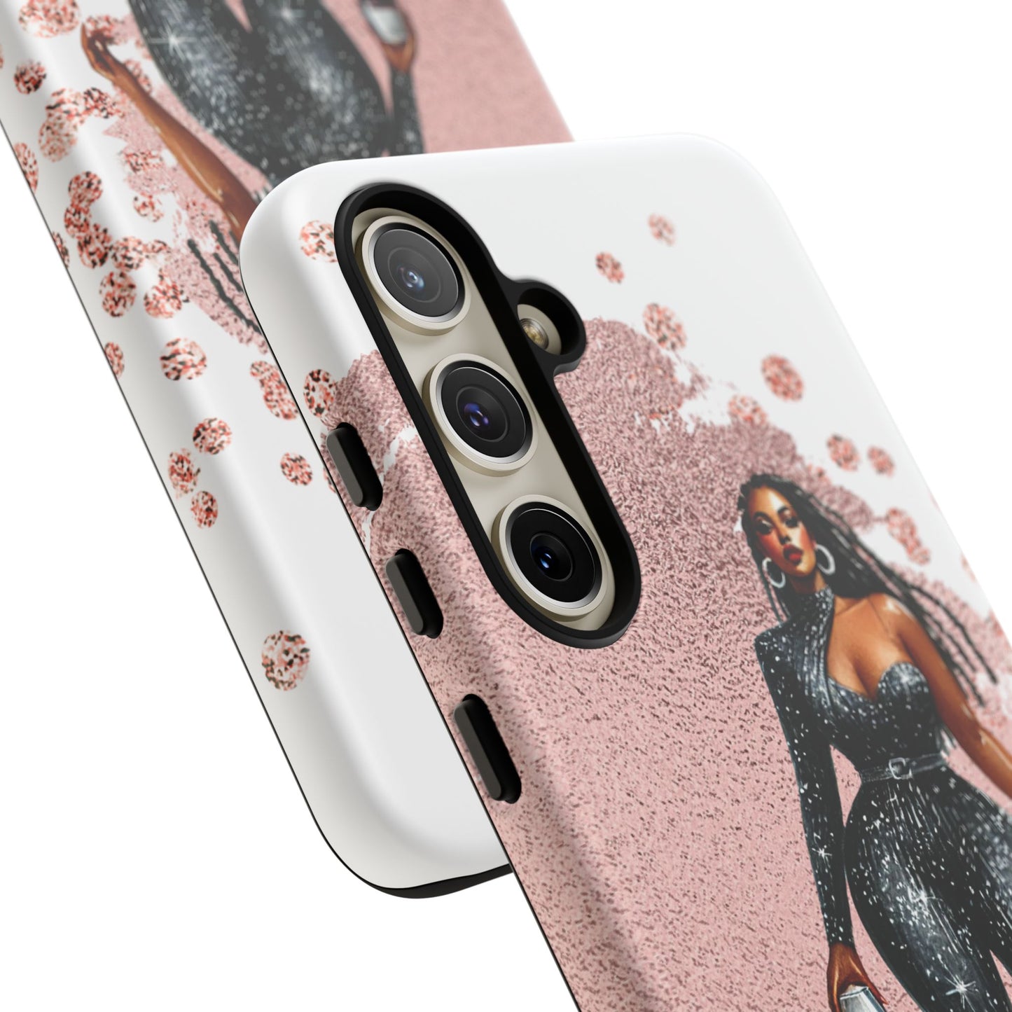 Glamorous Diva Cell Phone Case, Stylish Female Beauty Cover, Tough Cases for Women, Fabulous Girl Boss Accessories, Fashionable Lady Phone