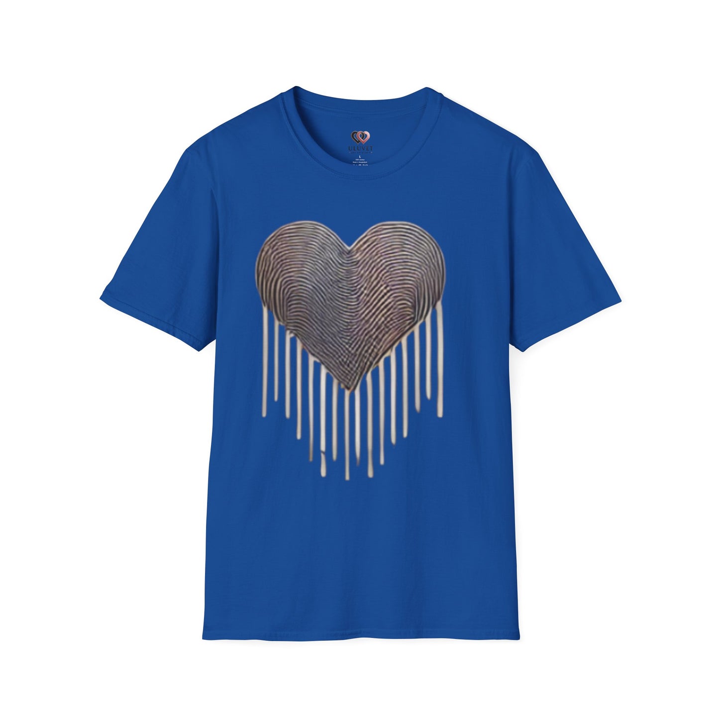 Heartfelt Fingerprint T-Shirt – Perfect for Gift Giving, Casual Wear, Couples, Anniversaries, Loved Ones