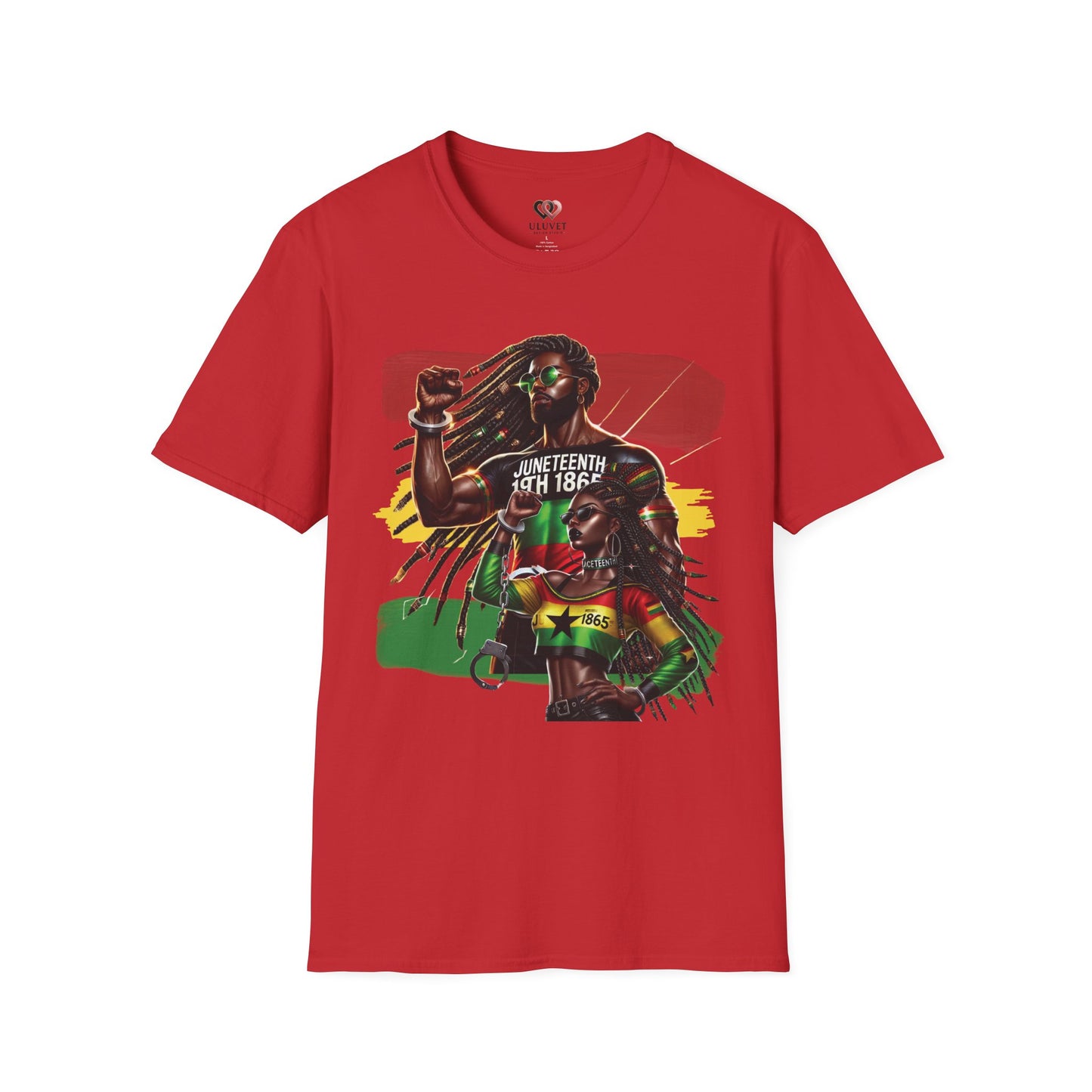 Juneteenth Warrior Graphic T-Shirt – "Juneteenth 1865" Black History Celebration Tee