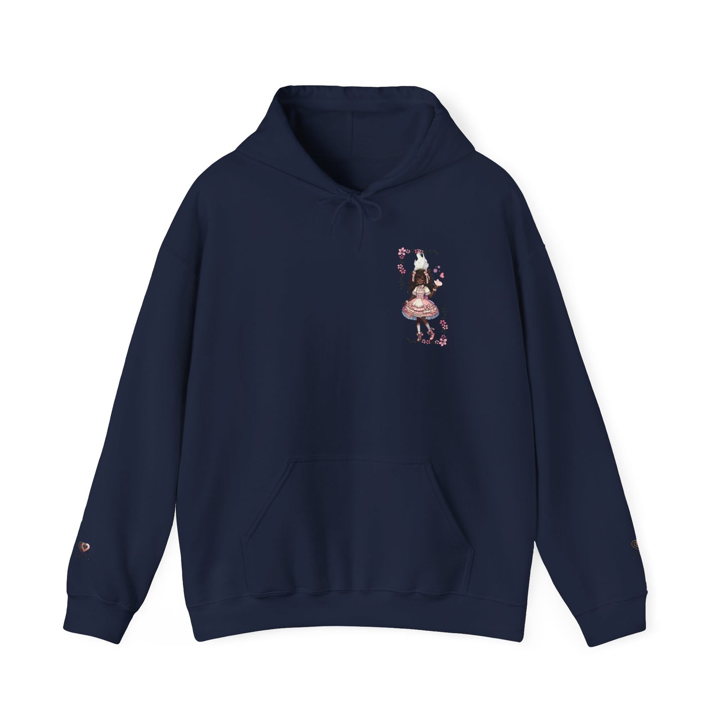 Hooded Sweatshirt - Girly Anime Fantasy Design