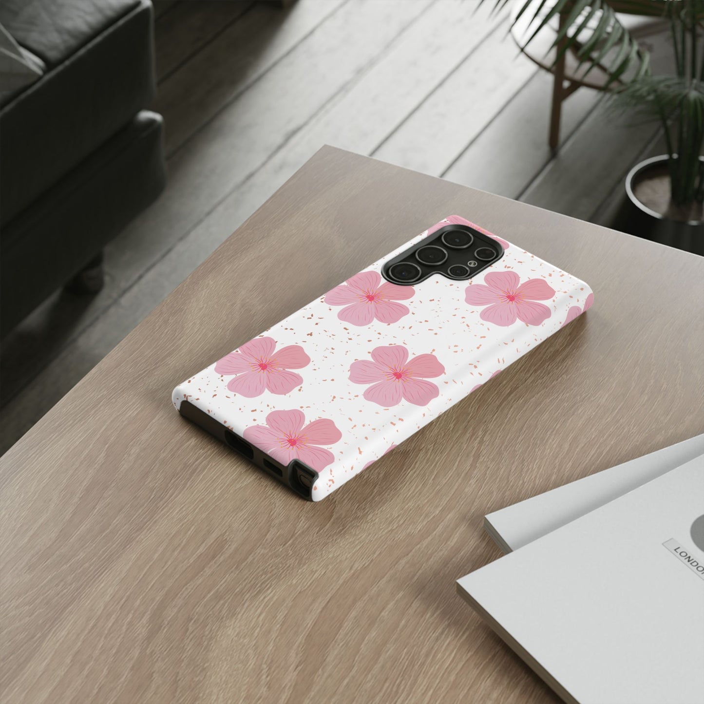 Floral Tough Cases for Women, Girly Phone Covers, Spring/Summer Designs, Protective Phone Cases, Feminine Tech Accessories