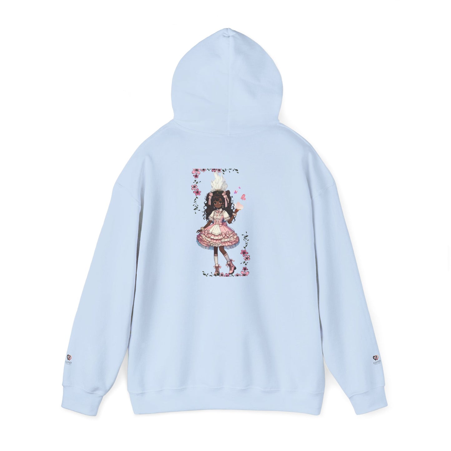 Hooded Sweatshirt - Girly Anime Fantasy Design