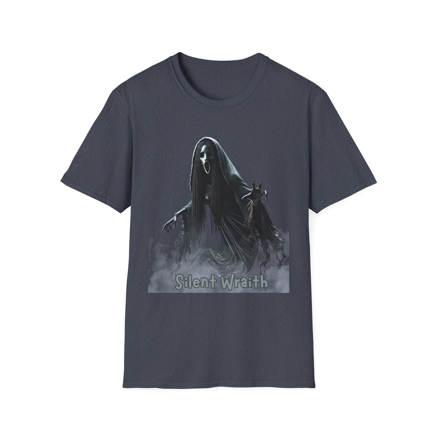 Spooky Ghost Graphic Tee, Halloween Shirt, Unisex T-Shirt, Ghoul Costume, Casual Wear, Gift for Horror Fans