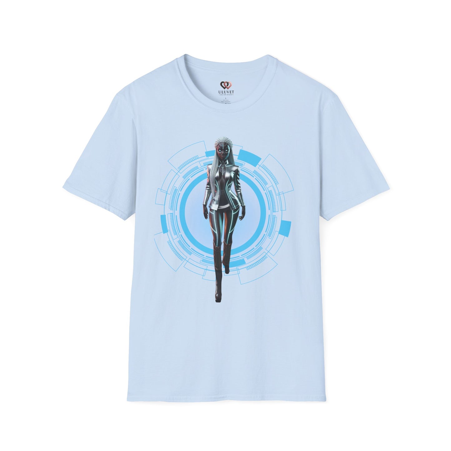 Futuristic Graphic Tee, Unisex Softstyle T-Shirt with Cyberpunk Design, Casual Wear for Tech Lovers, Gift for Gamers, Stylish Everyday [...]