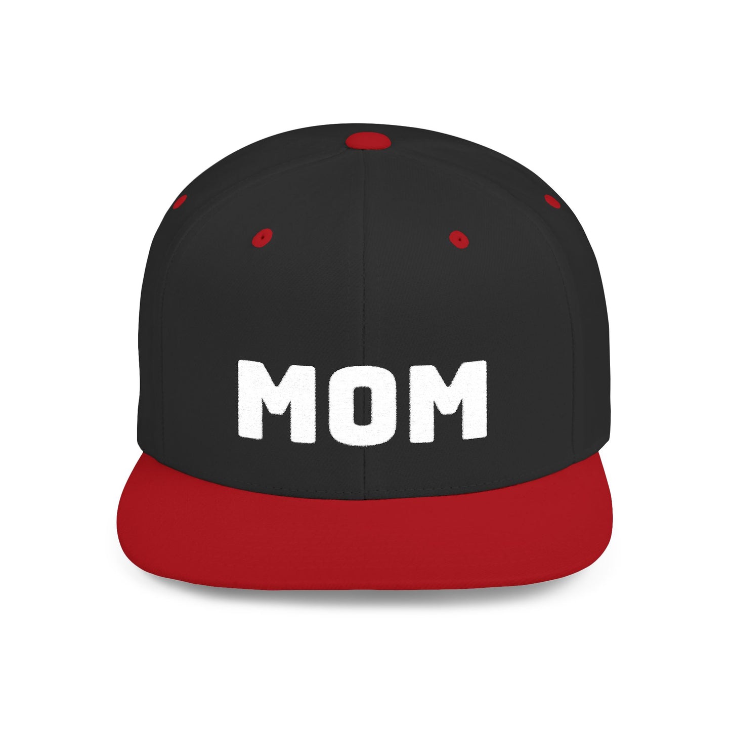 Modern MOM Flat Bill Snapback Hat, Trendy Mom Gift, Stylish Cap for Mothers, Unique Mother's Day Item, Everyday Wear, Fashion Accessory