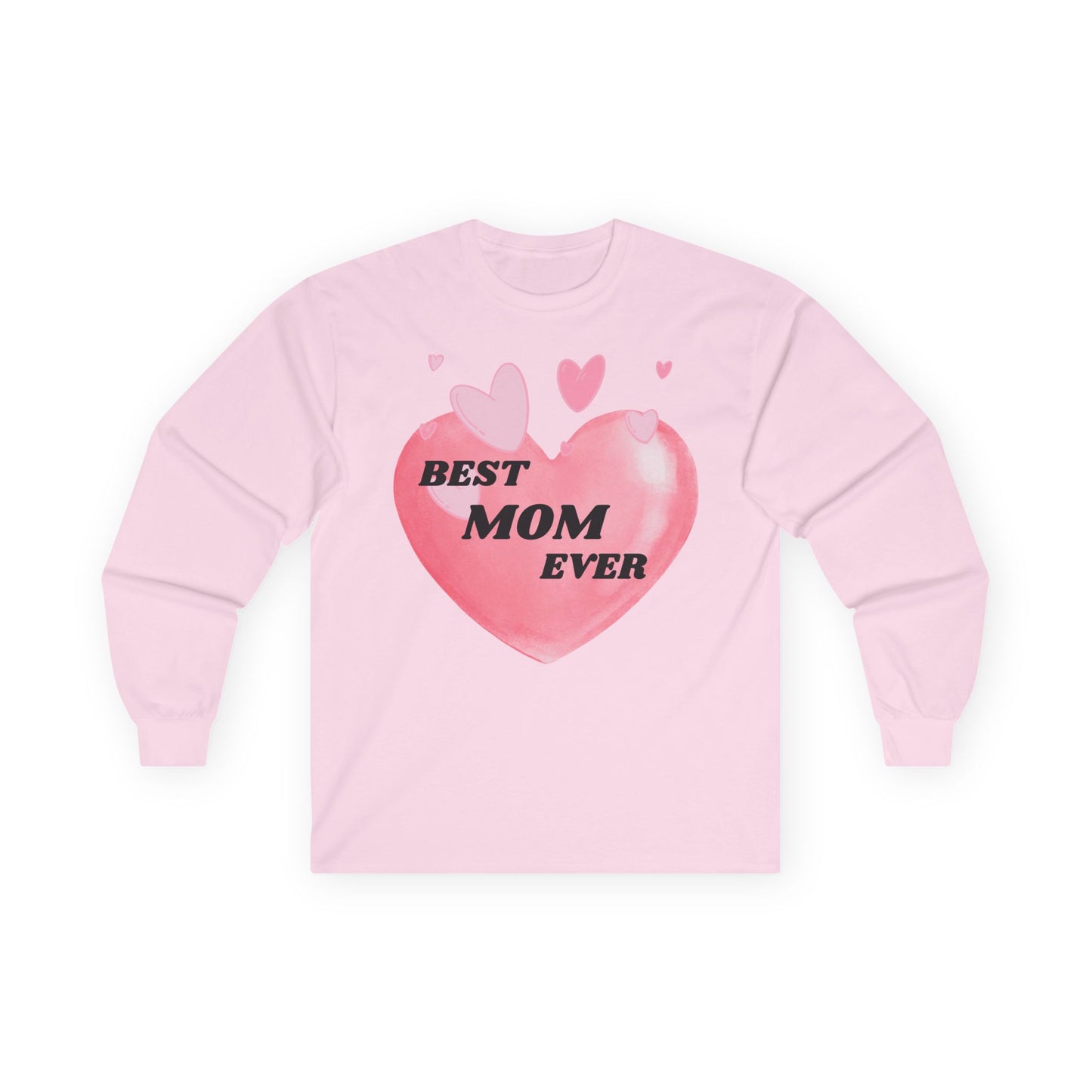 Best Mom Ever Long Sleeve Tee, Gift for Mothers Day, Cute Mom Shirt, Unisex Apparel, Mother's Day Presents, Cozy Family Top