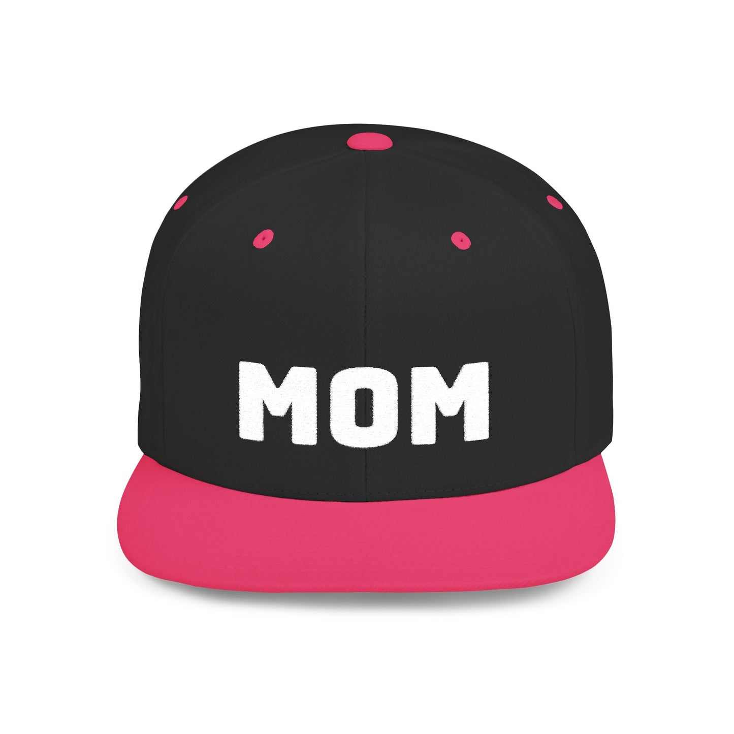 Modern MOM Flat Bill Snapback Hat, Trendy Mom Gift, Stylish Cap for Mothers, Unique Mother's Day Item, Everyday Wear, Fashion Accessory