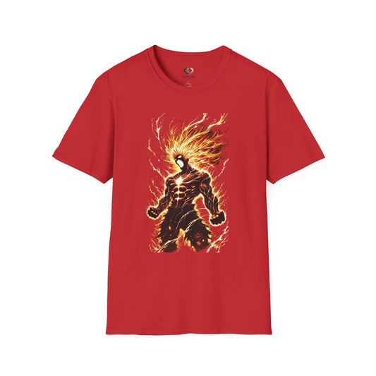 Fire Anime Unisex Softstyle T-Shirt