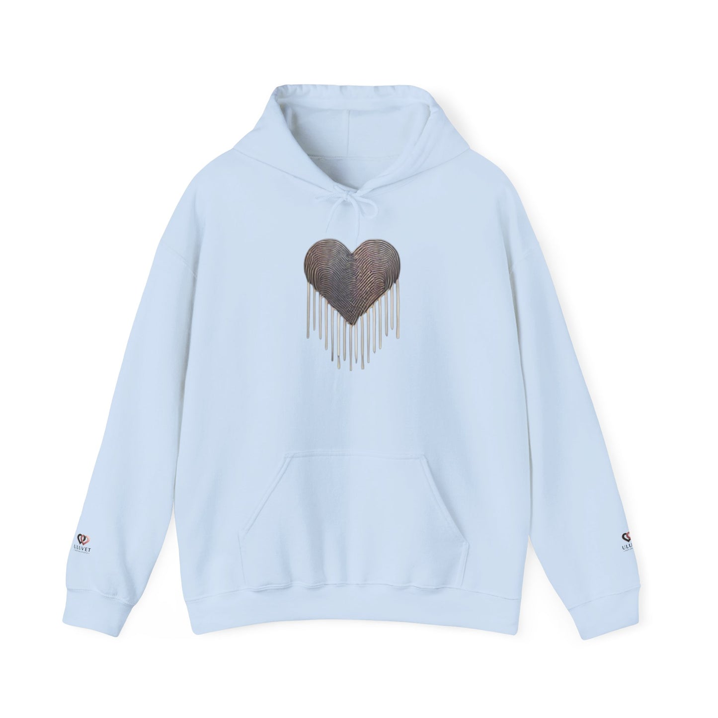 Heart Drip Unisex Hoodie - Cozy Love Sweatshirt, Graphic Hoodie, Winter Fashion, Gift for Her, Valentine's Day Gift