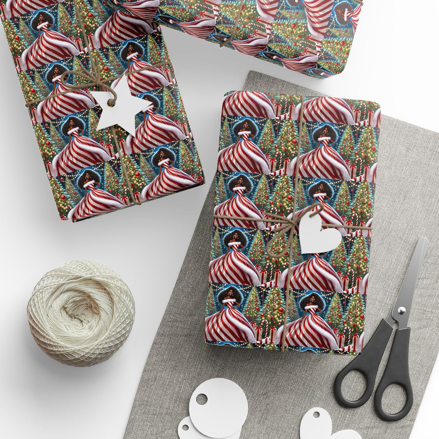 Festive Holiday Wrapping Paper - Colorful Christmas Designs for Creative Gift Giving