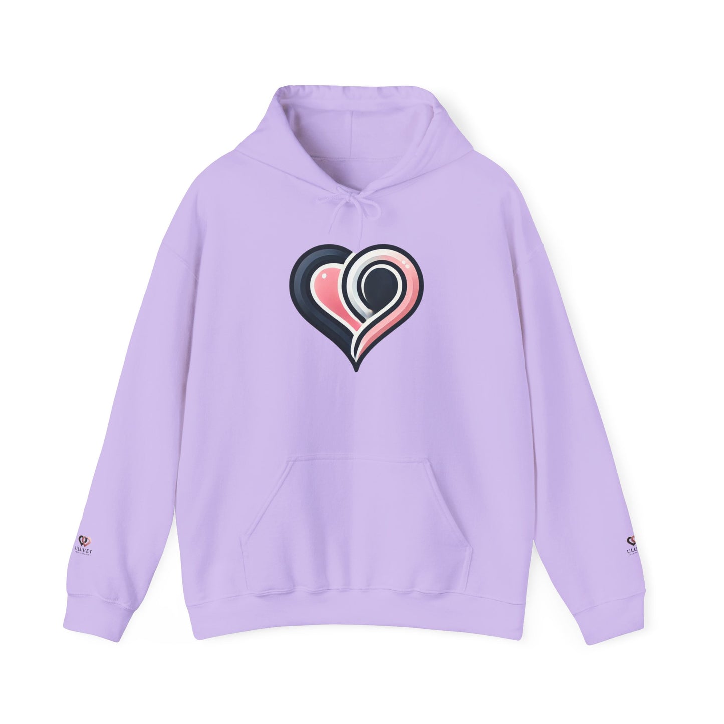 Cozy Heart Design Unisex Hoodie, Perfect for Valentine's Day, Gift for Couples, Love Apparel, Casual Comfort, Everyday Wear
