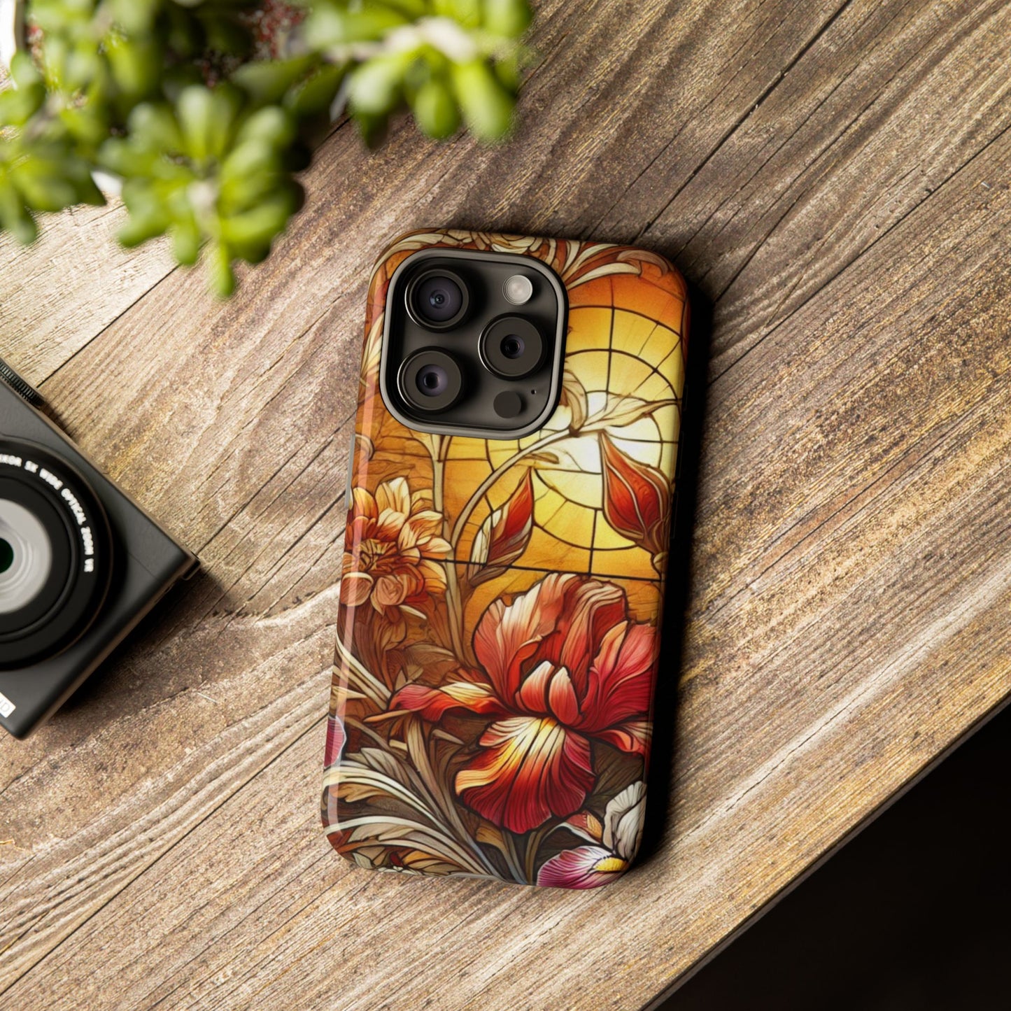 Floral iPhone Case | Tough Cases | Artistic Phone Cover | Flower Design | Stylish Mobile Protector | Unique Gift Idea