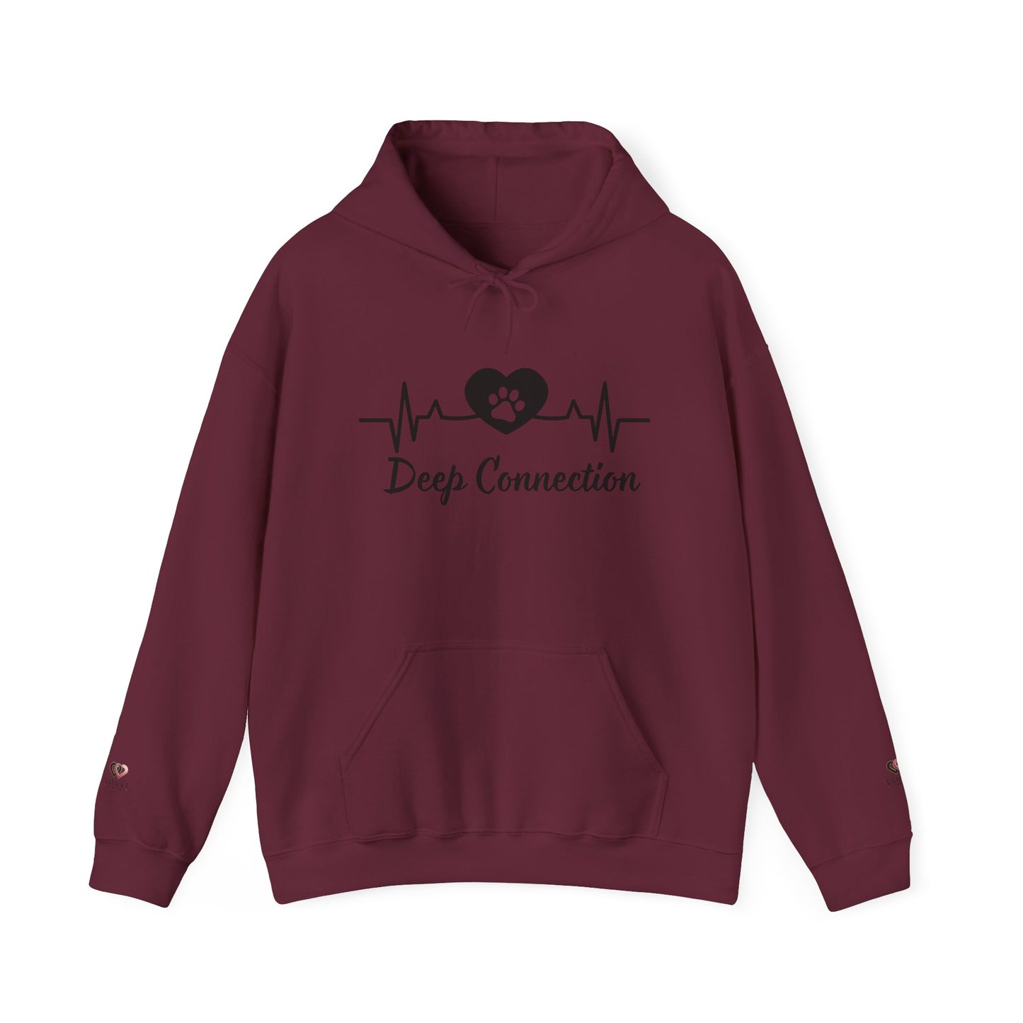 Heartfelt Pet Connection Hoodie, Cozy Gift for Animal Lovers, Perfect for Pet Birthdays, Adoption Days, or Casual Wear