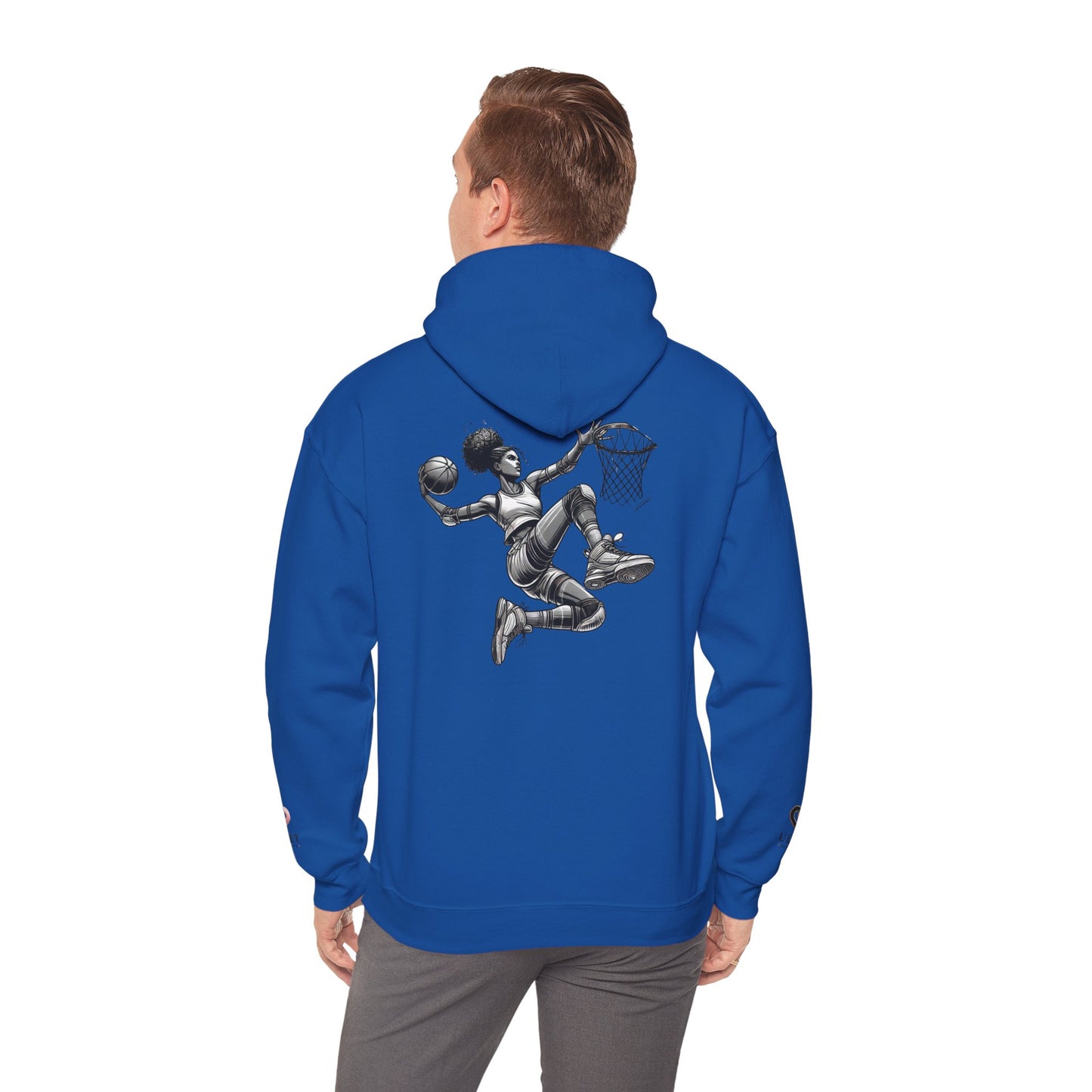 Stylish Unisex Heavy Blend™ Hoodie with Basketball Design, Cozy Sweatshirt for Athletes, Perfect Gift for Sports Lovers, Casual Wear, [...]