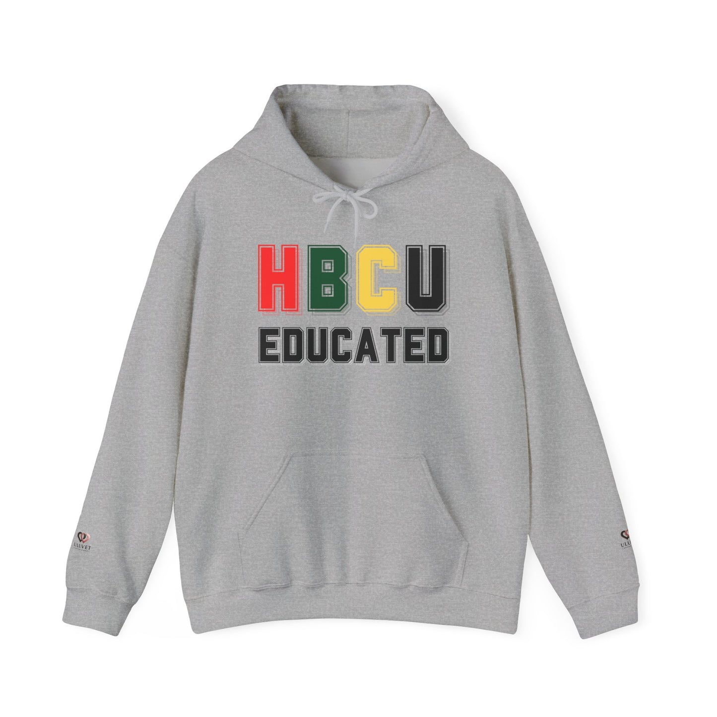 HBCU Educated Hoodie | Casual Wear for College Graduates, Perfect for School Spirit, Black History Month, Gifts