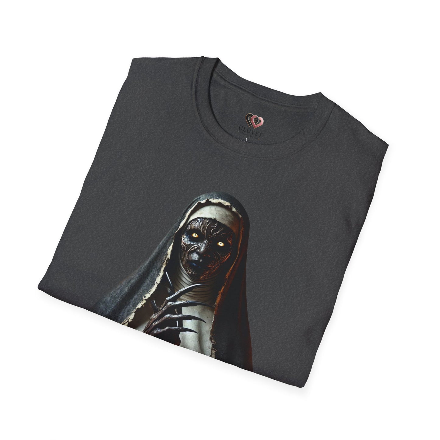 Nun Reborn Graphic T-Shirt, Unisex Tee, Gothic Apparel, Horror Fan Gift, Spooky Fashion, Halloween Wear, Unique Statement Shirt