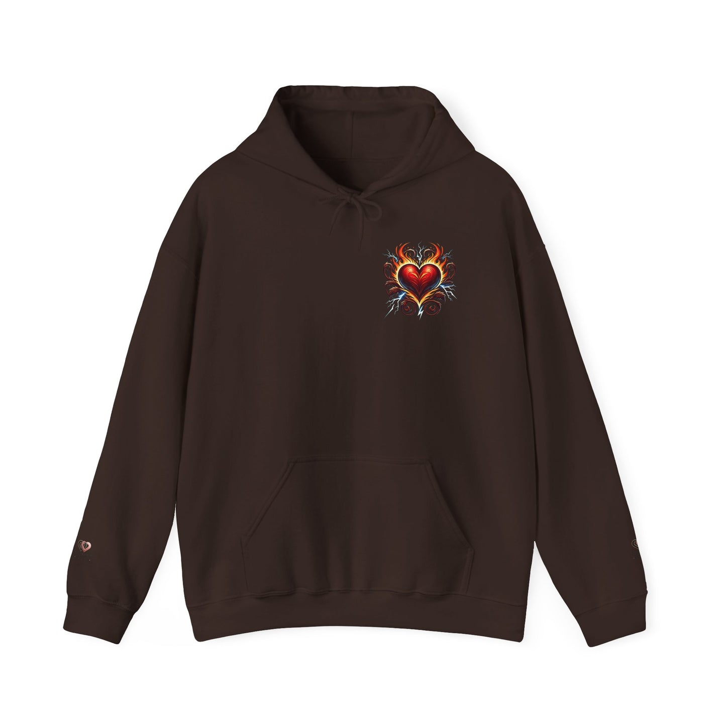 Heart Flame Unisex Hoodie | Cozy Sweatshirt for Love, Valentine's Day Gift, Casual Wear, Trendy Fashion, Gift for Her