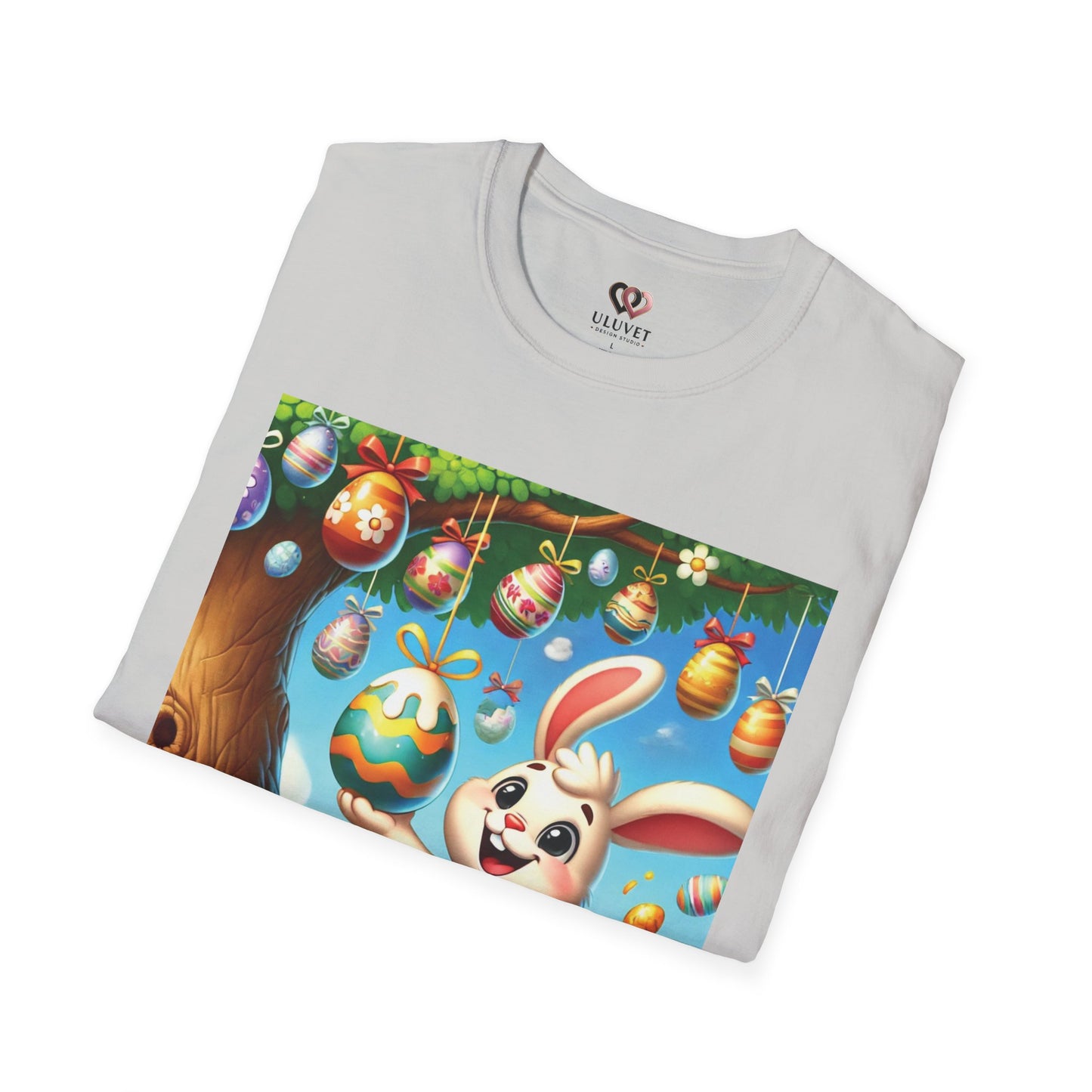 Easter & Halloween Unisex T-Shirt, Cute Bunny Tee, Spooky Rabbit Shirt, Holiday Graphic Top, Festive Wear, Easter Celebration