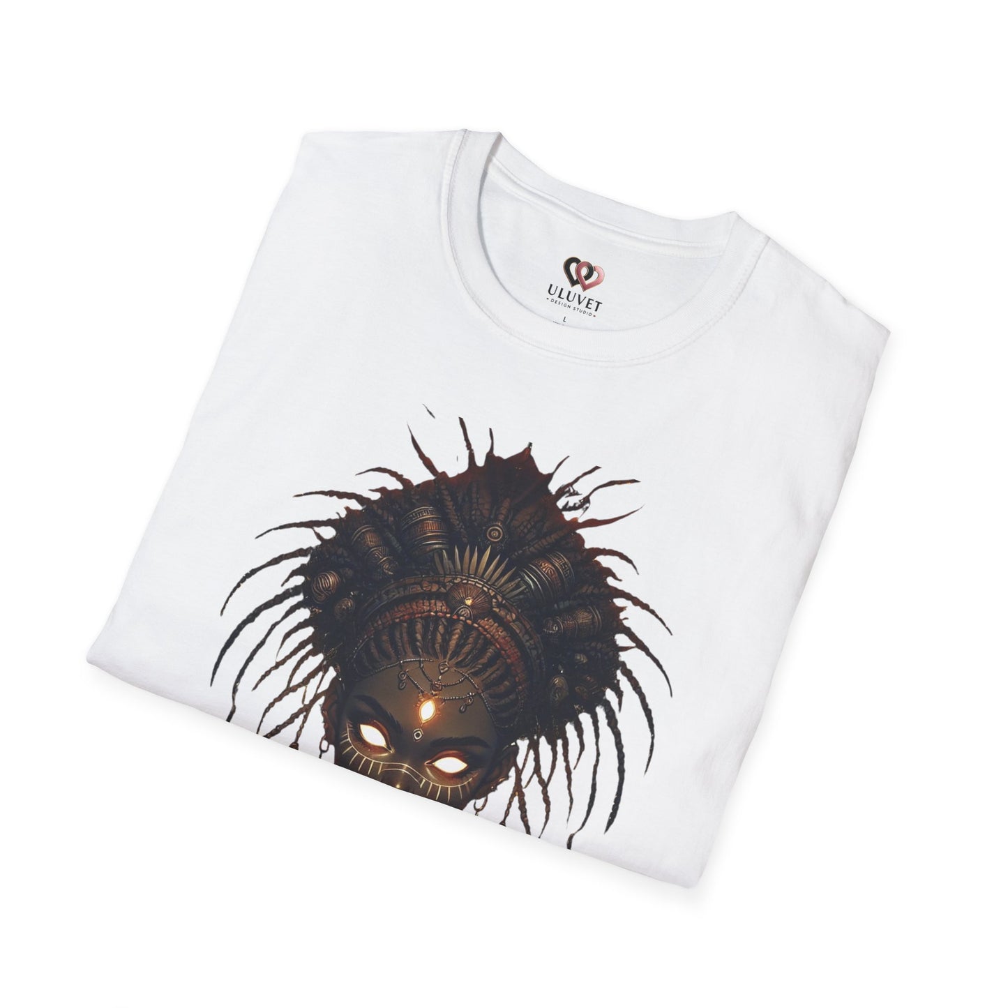Artistic Goddess Unisex Softstyle T-Shirt - Ethereal Design for Everyday Wear