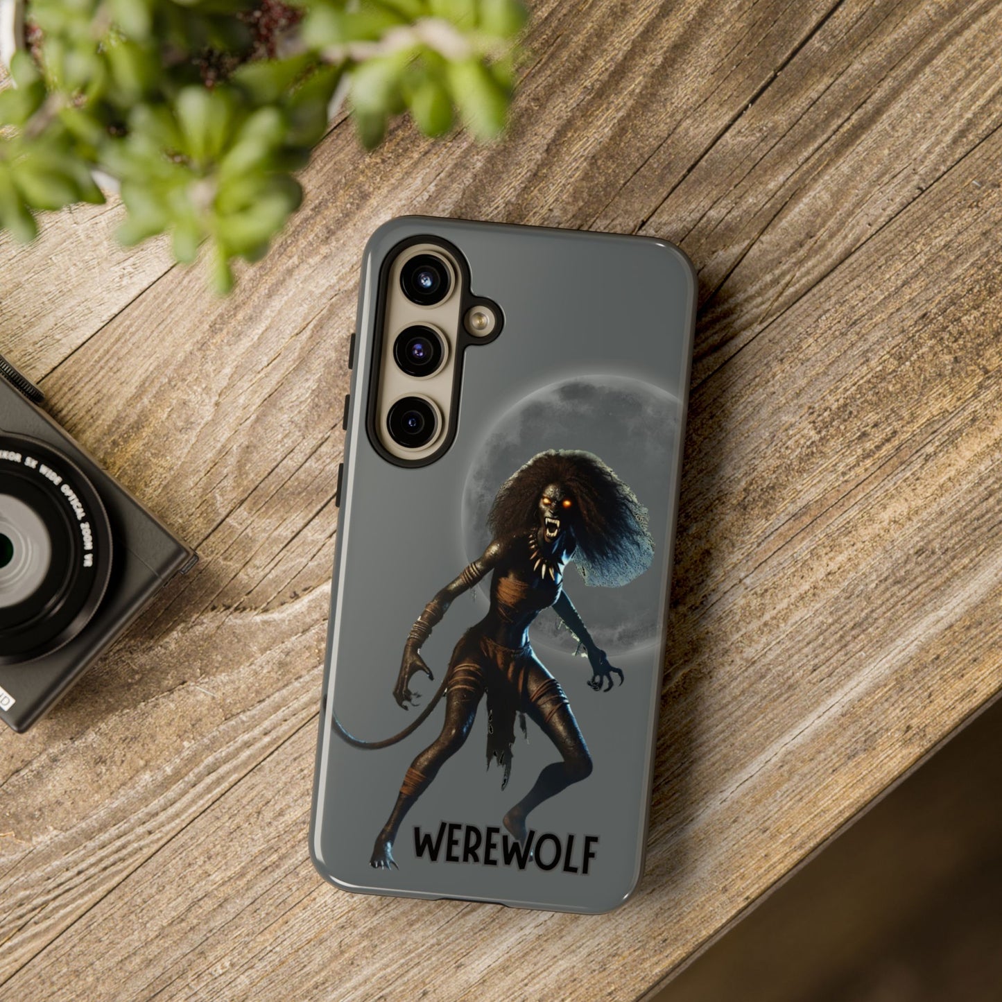 Werewolf Phone Case, Tough Cases for Monster Lovers, Ghoul Phone Cover, Halloween Gift, Unique Cell Phone Accessory