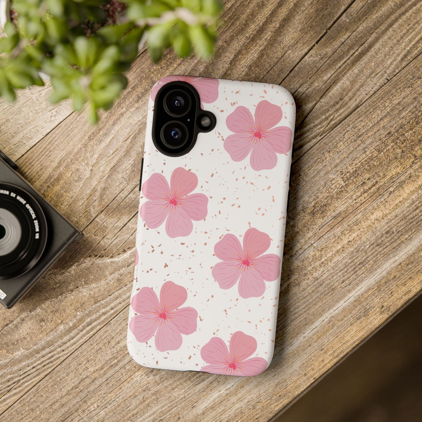 Floral Tough Cases for Women, Girly Phone Covers, Spring/Summer Designs, Protective Phone Cases, Feminine Tech Accessories