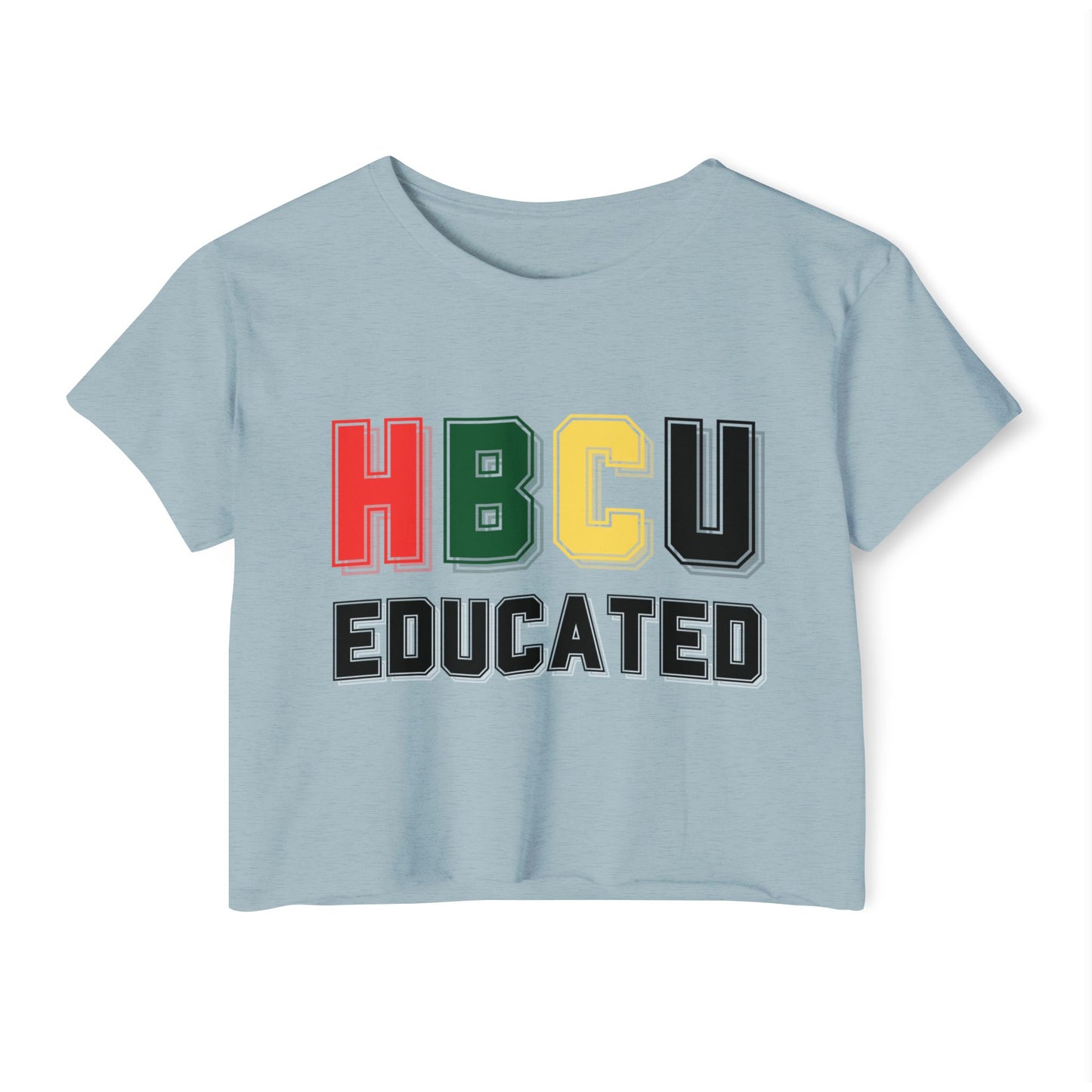 HBCU Women's Festival Crop Top, College Campus Shirt, Black History Month Tee, Retro Style Clothing, African American Pride Apparel