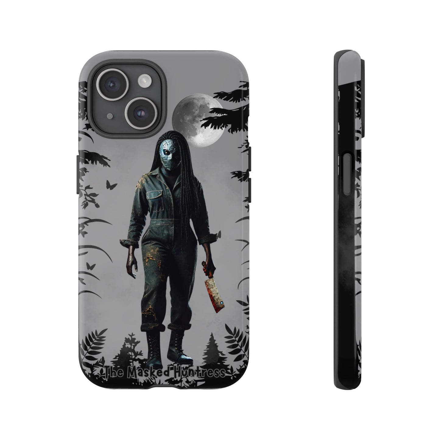 Horror Phone Case featuring Creepy Character, Gothic Aesthetic, Perfect for Horror Fans, Halloween Gifts, Unique Phone Cover, Tough Cases