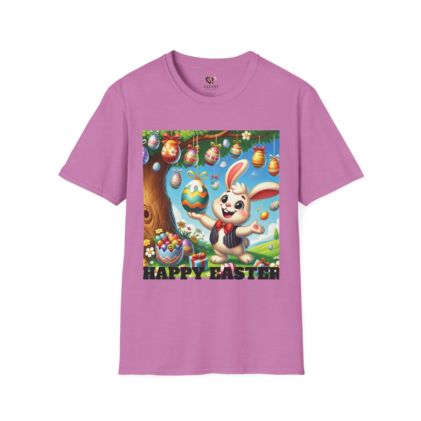 Easter & Halloween Unisex T-Shirt, Cute Bunny Tee, Spooky Rabbit Shirt, Holiday Graphic Top, Festive Wear, Easter Celebration