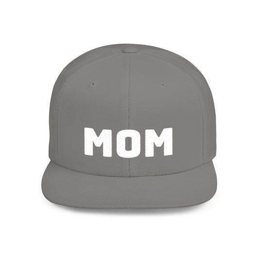 Modern MOM Flat Bill Snapback Hat, Trendy Mom Gift, Stylish Cap for Mothers, Unique Mother's Day Item, Everyday Wear, Fashion Accessory