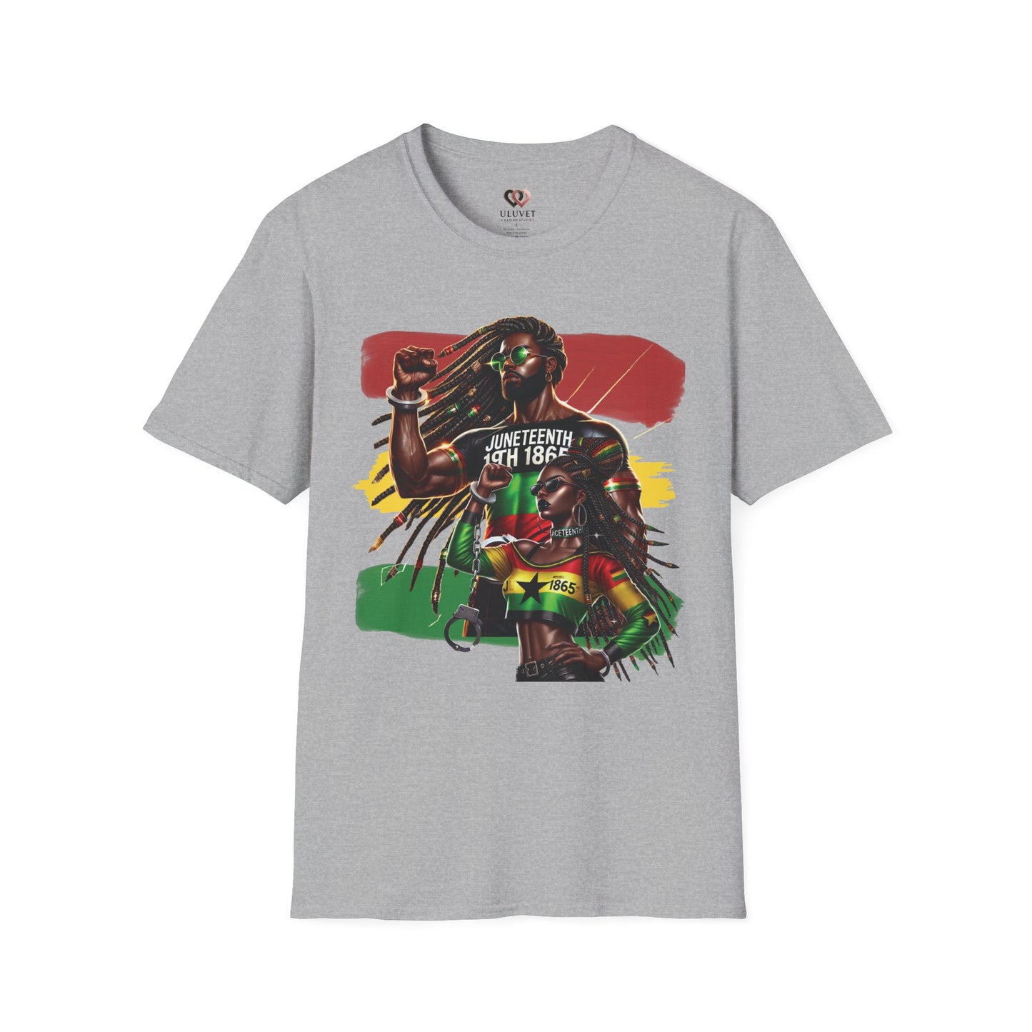 Juneteenth Warrior Graphic T-Shirt – "Juneteenth 1865" Black History Celebration Tee