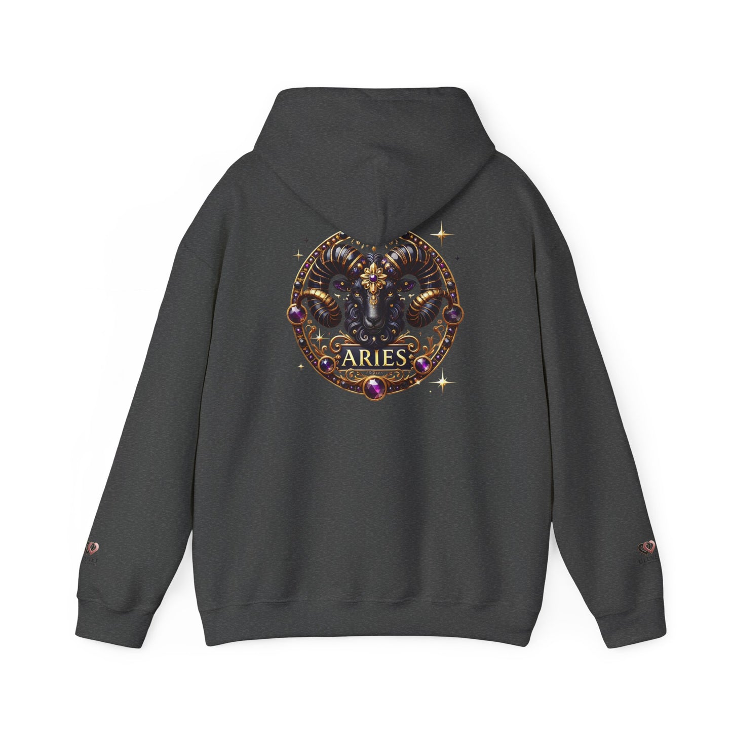 Aries Zodiac Hoodie, Astrology Sweatshirt, Gift for Astrology Lovers, Unisex Hooded Sweatshirt, Birthday Gift for Aries